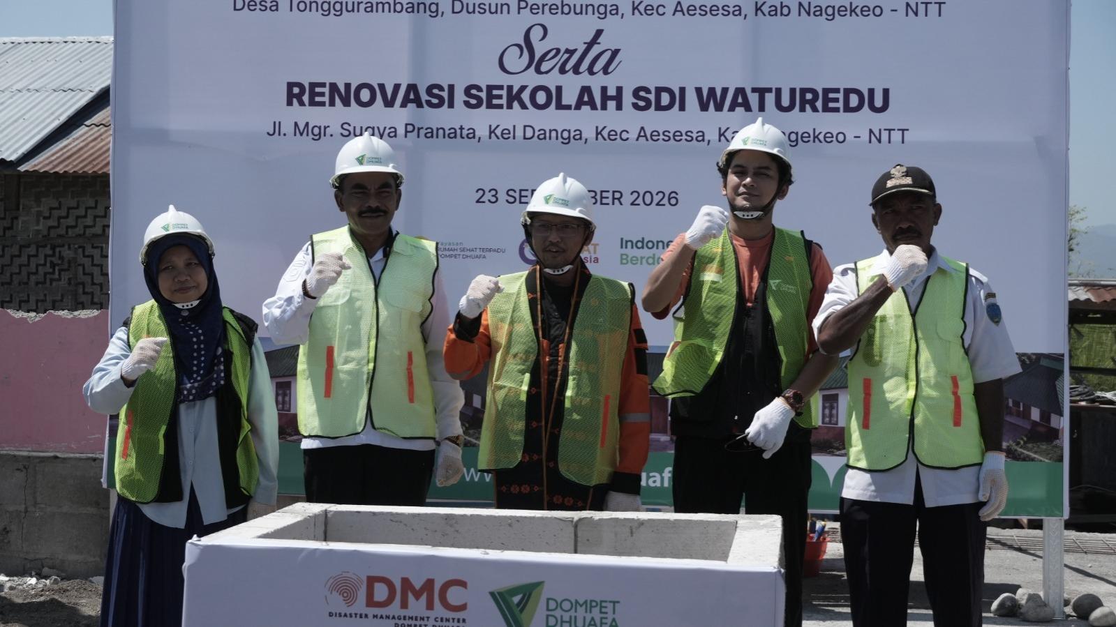 Dompet Dhuafa Luncurkan Program Pembangunan Rumah Sementara dan Renovasi Sekolah di NTT