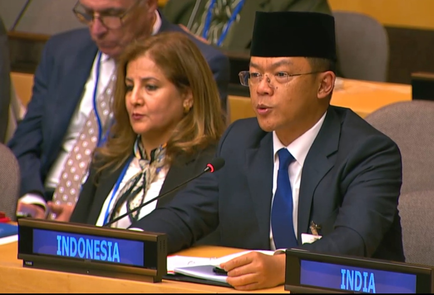 Indonesia Suarakan Dukungan untuk Palestina di Sidang PBB