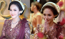 Gaya Elegan Maia Estianty dalam Akad Nikah El Rumi dan Syifa Hadju