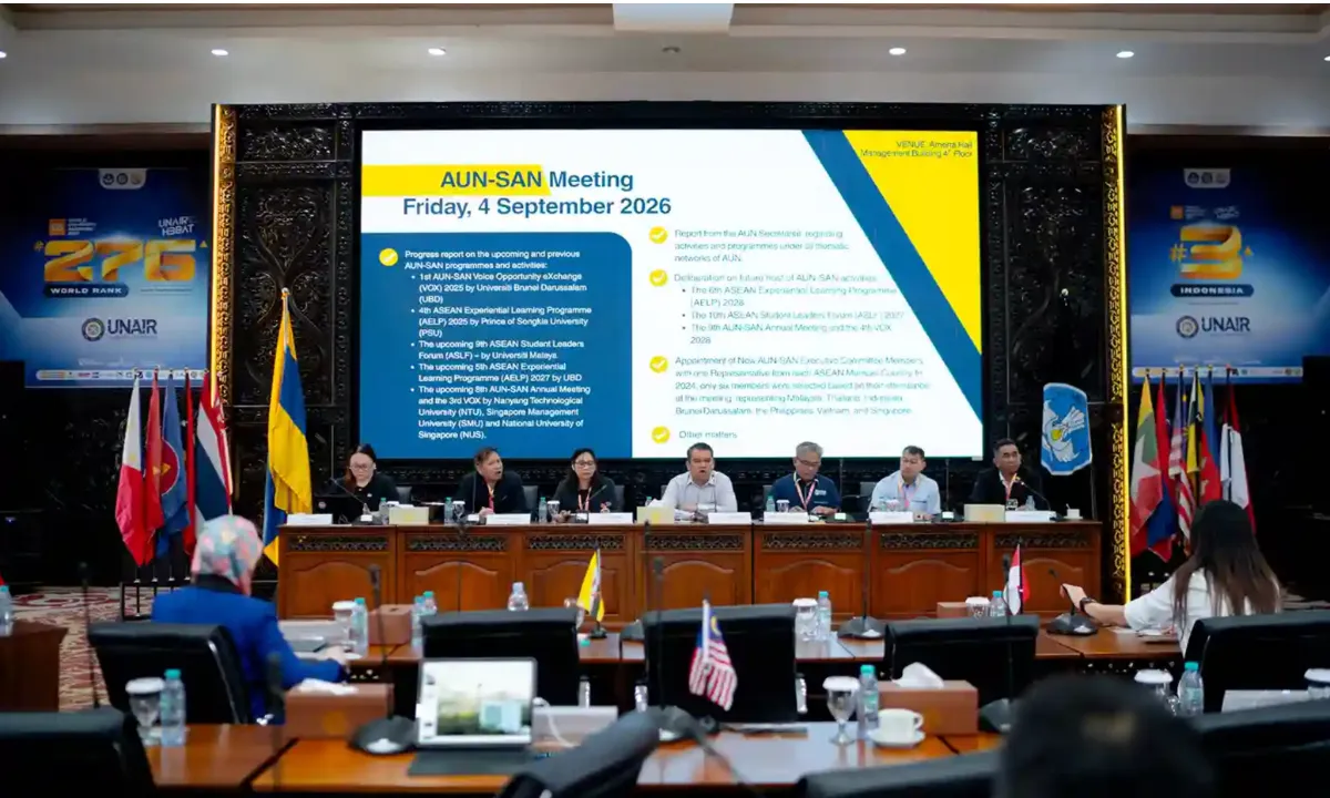 UNAIR Sukses Selenggarakan Forum AUN-SAN dan VOX Meeting untuk Kembangkan Keterampilan Mahasiswa ASEAN