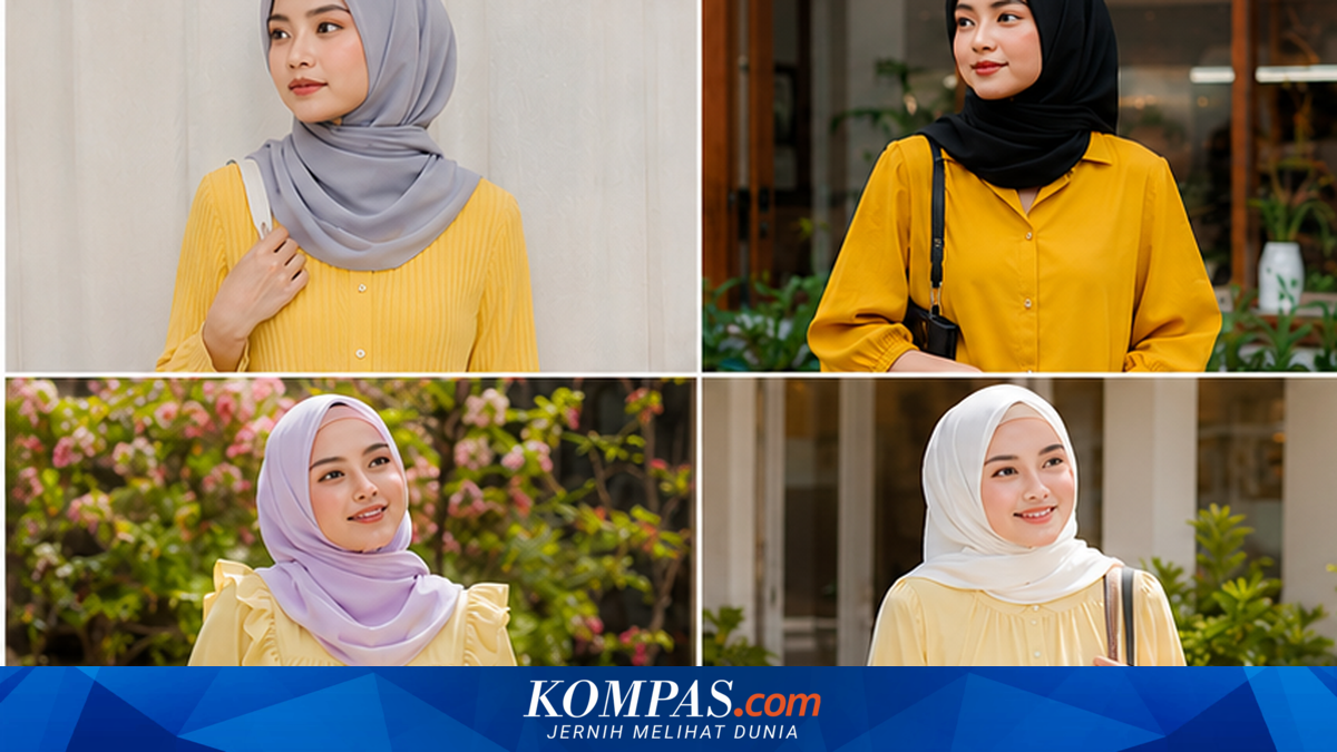 Padukan Baju Kuning dengan Jilbab yang Tepat, Simak 11 Rekomendasi Ini