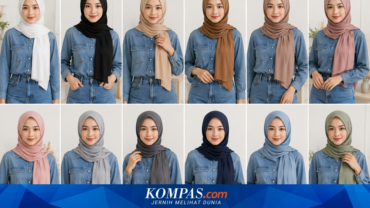 Padu Padan Baju Denim dengan Jilbab: 12 Kombinasi Menarik