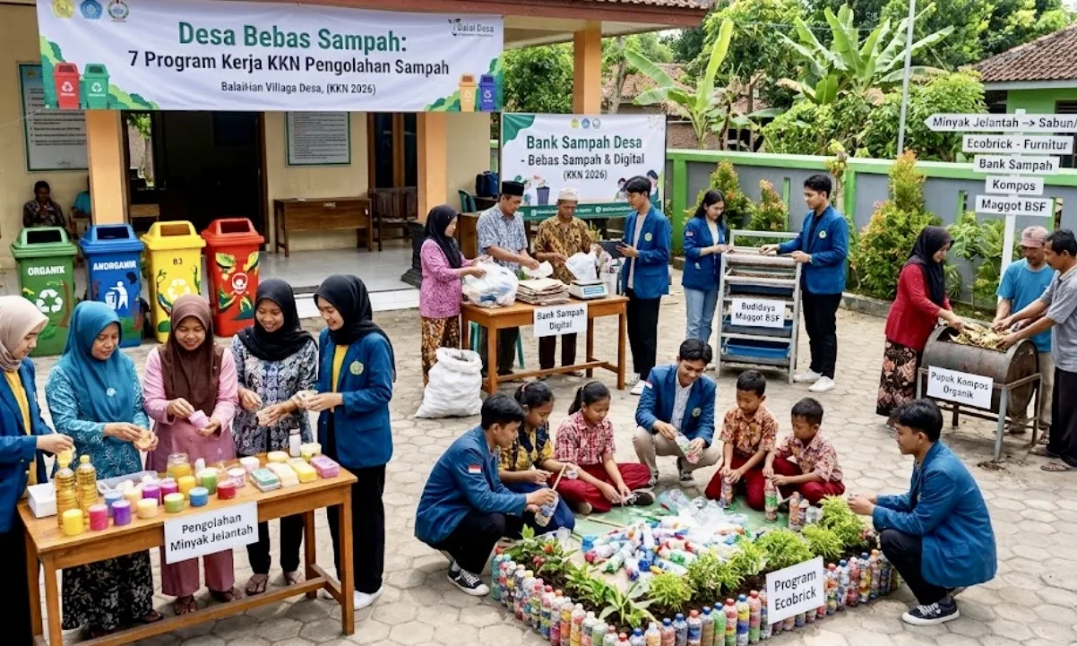 Inovasi Program Kerja KKN untuk Mewujudkan Desa Ramah Lingkungan