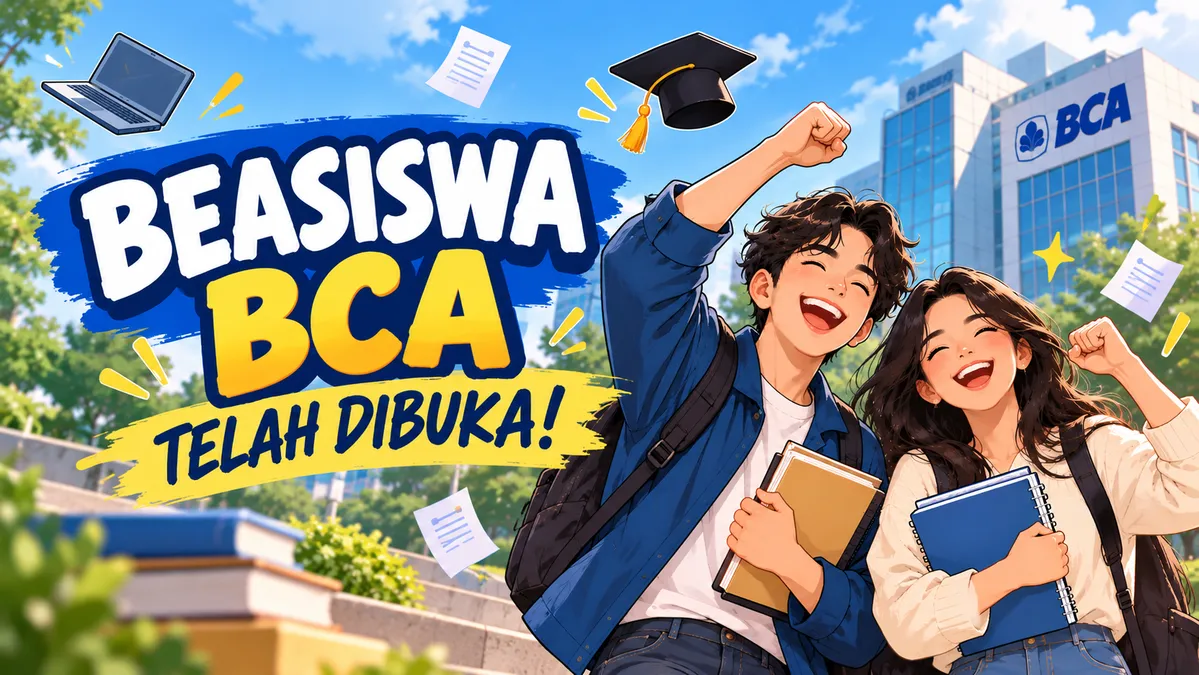 Beasiswa BCA 2027 untuk Pelajar SMA dan SMK Resmi Dibuka, Segera Daftar!