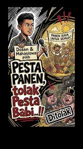 Dosen dan Mahasiswa Pilih “Pesta Panen”, Tolak Narasi “Pesta Babi”