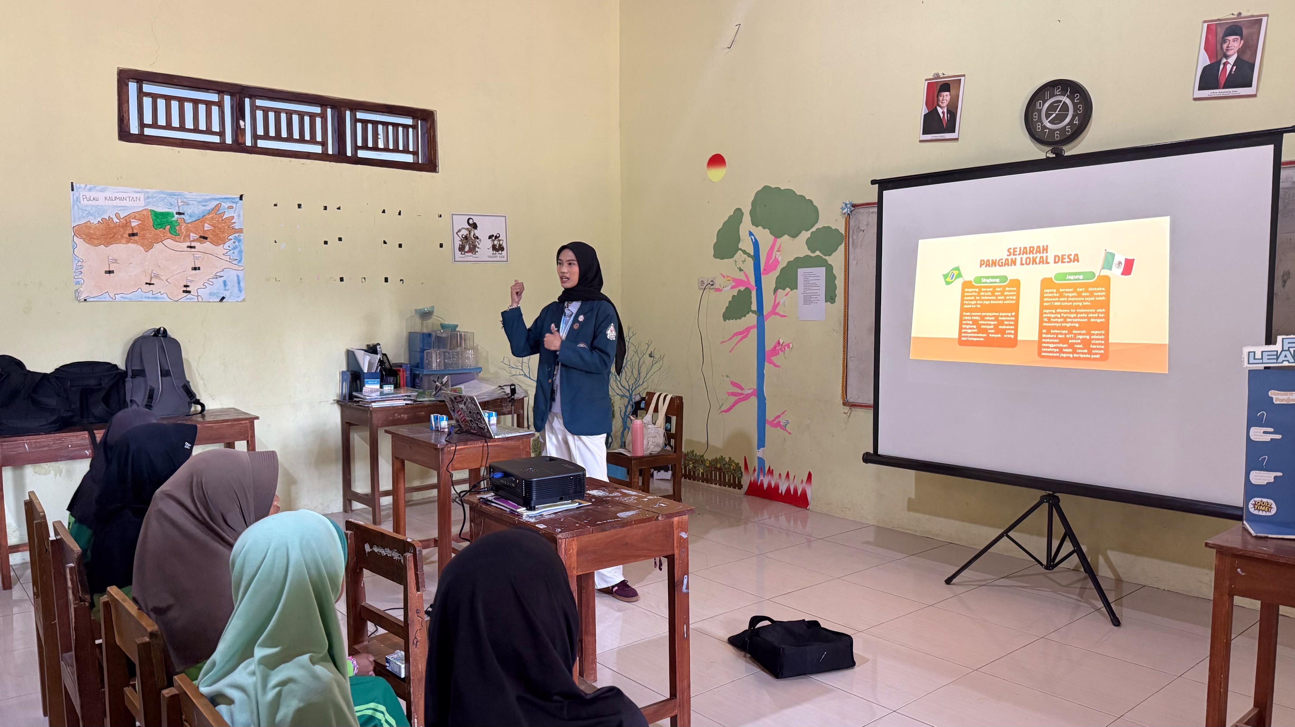 Mendorong Kesadaran Pangan Lokal, Tim KKN Undip Berkolaborasi dengan Siswa MI Muhammadiyah Jatisari