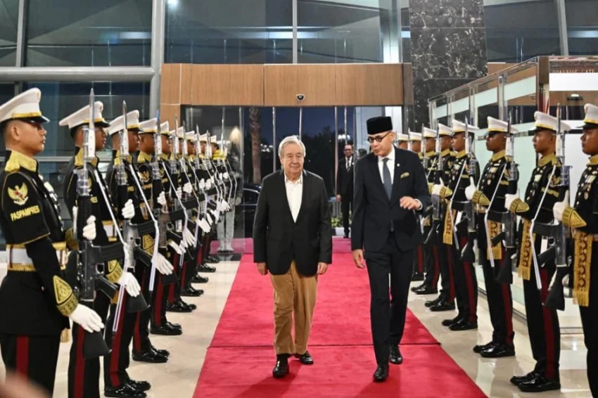 Kedatangan Sekjen PBB Antonio Guterres di Indonesia untuk Pertemuan dengan Presiden Prabowo