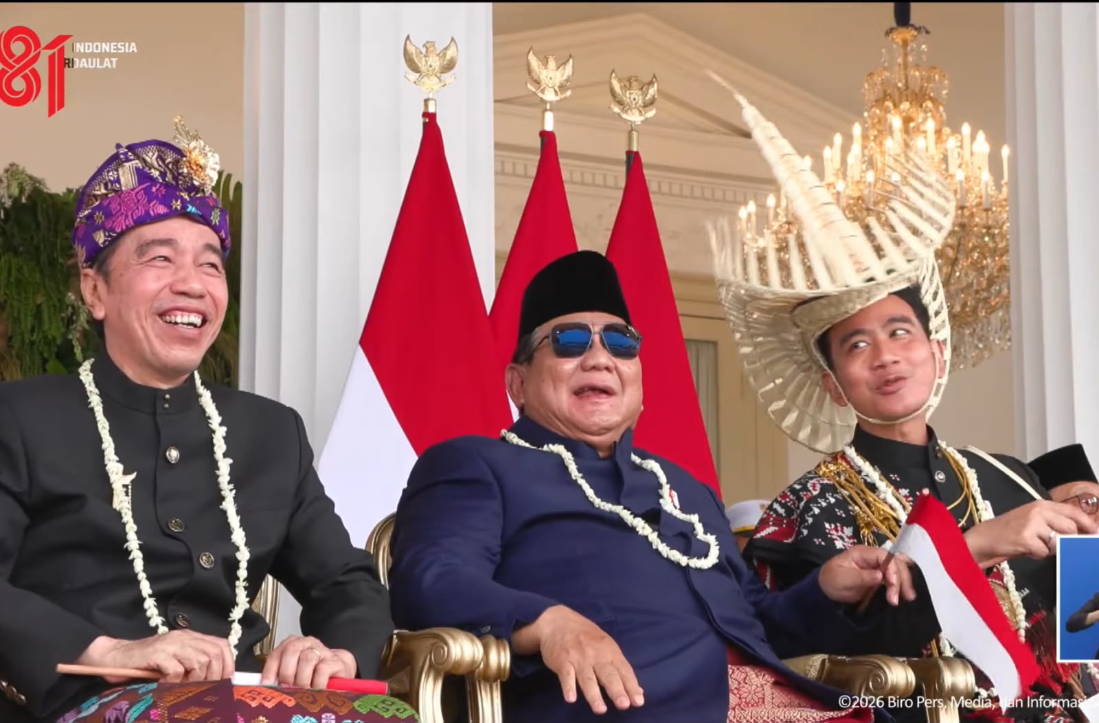 Ucapan Selamat Ulang Tahun ke-75 untuk Prabowo dari Jokowi
