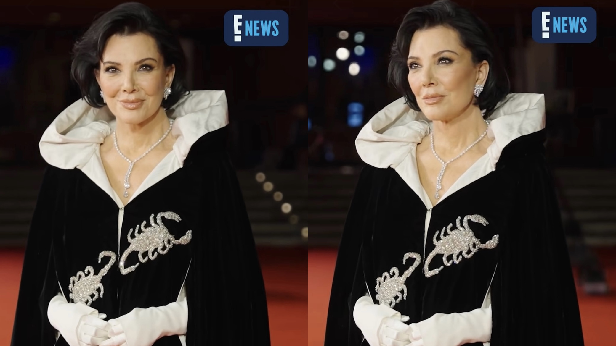 Kris Jenner Memakai Cape Bersejarah Milik Elizabeth Taylor di Festival Film Roma