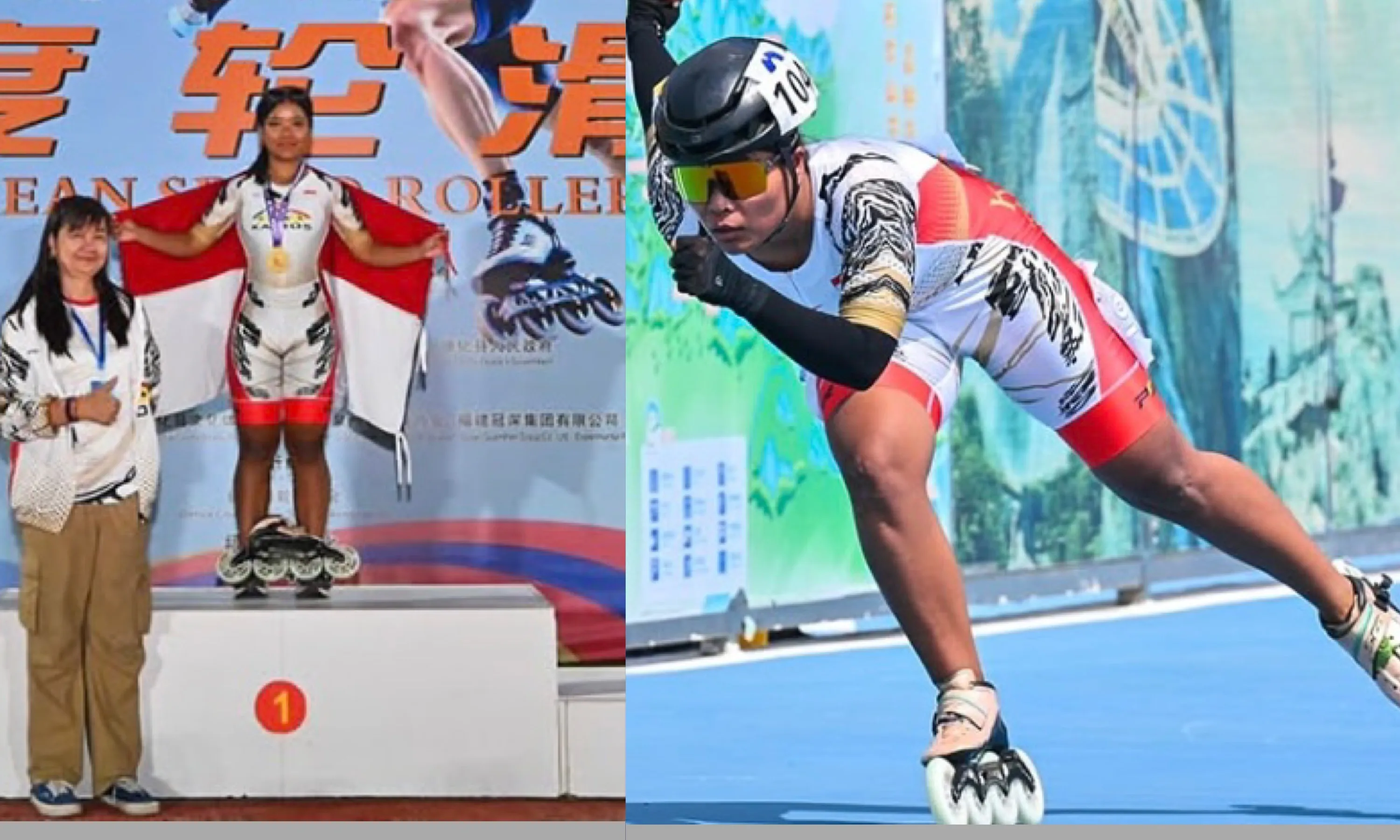 Mahasiswa FIB UNDIP Borong Tiga Medali Emas di Kejuaraan Internasional Sepatu Roda di China