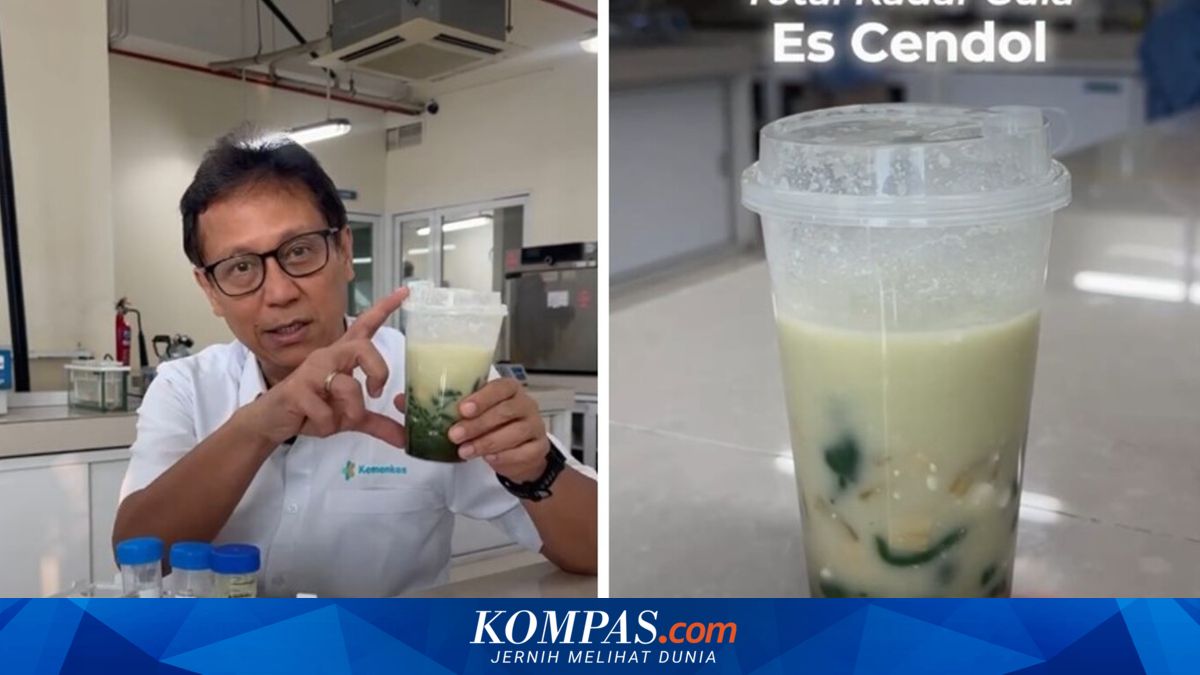 Menkes Ungkap Kandungan Gula Tinggi pada Minuman Pinggir Jalan