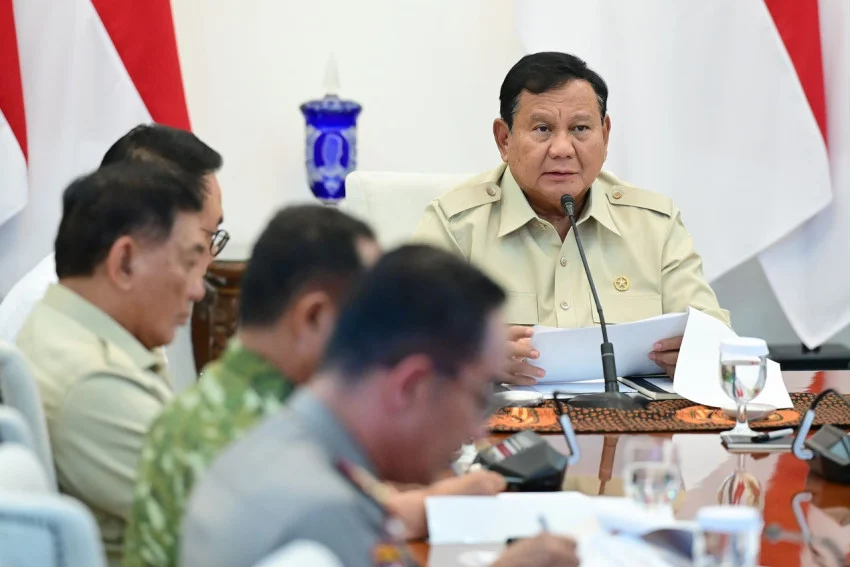 Prabowo Mengadakan Sidang Kabinet Paripurna Sore Ini